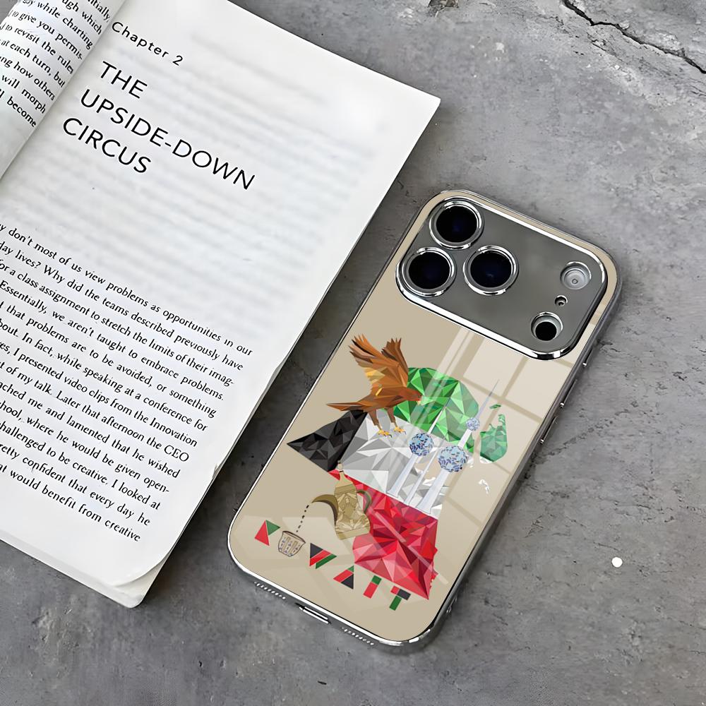 Phone Cases Kuwait - Роскошный серебристый чехол для телефона с