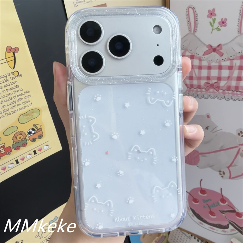Phone Cases Kawaii - Корейский чехол для телефона с блестящей