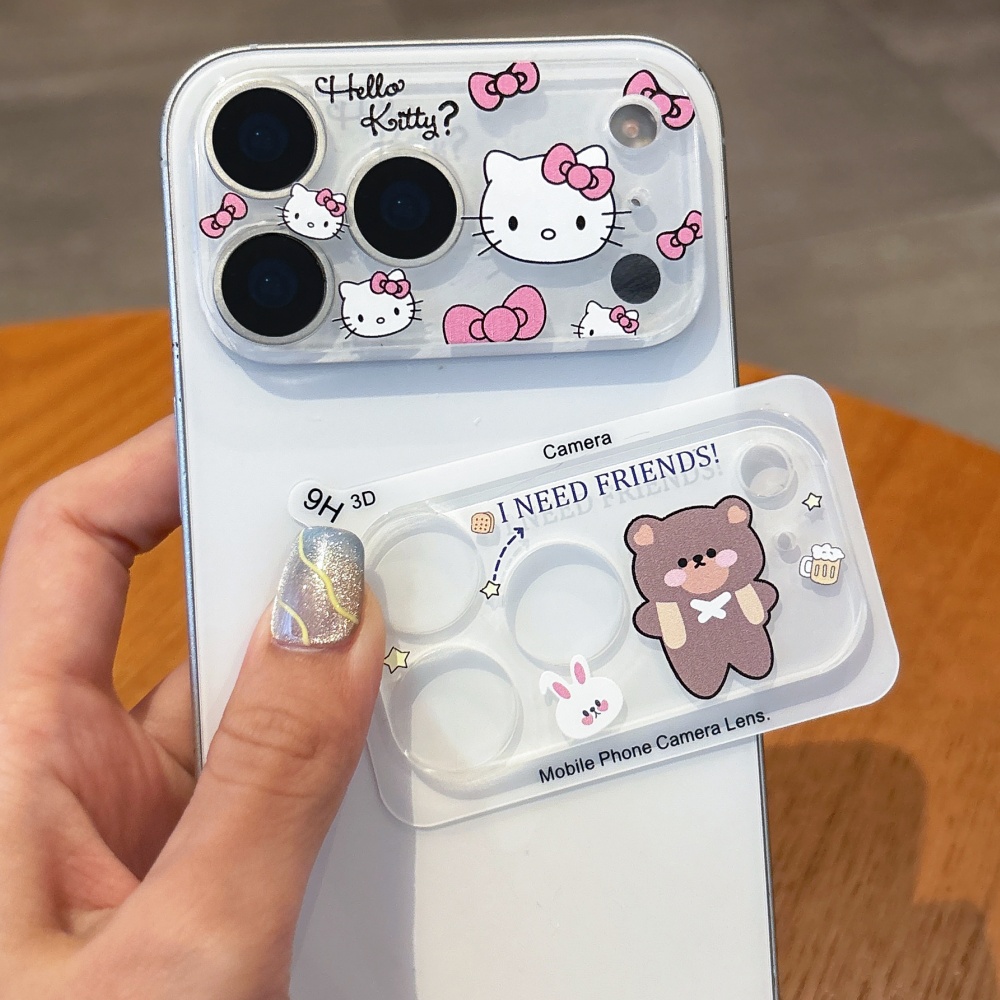 Phone Cases That Cover The Camera - Милая мультяшная защитная пленка для камеры