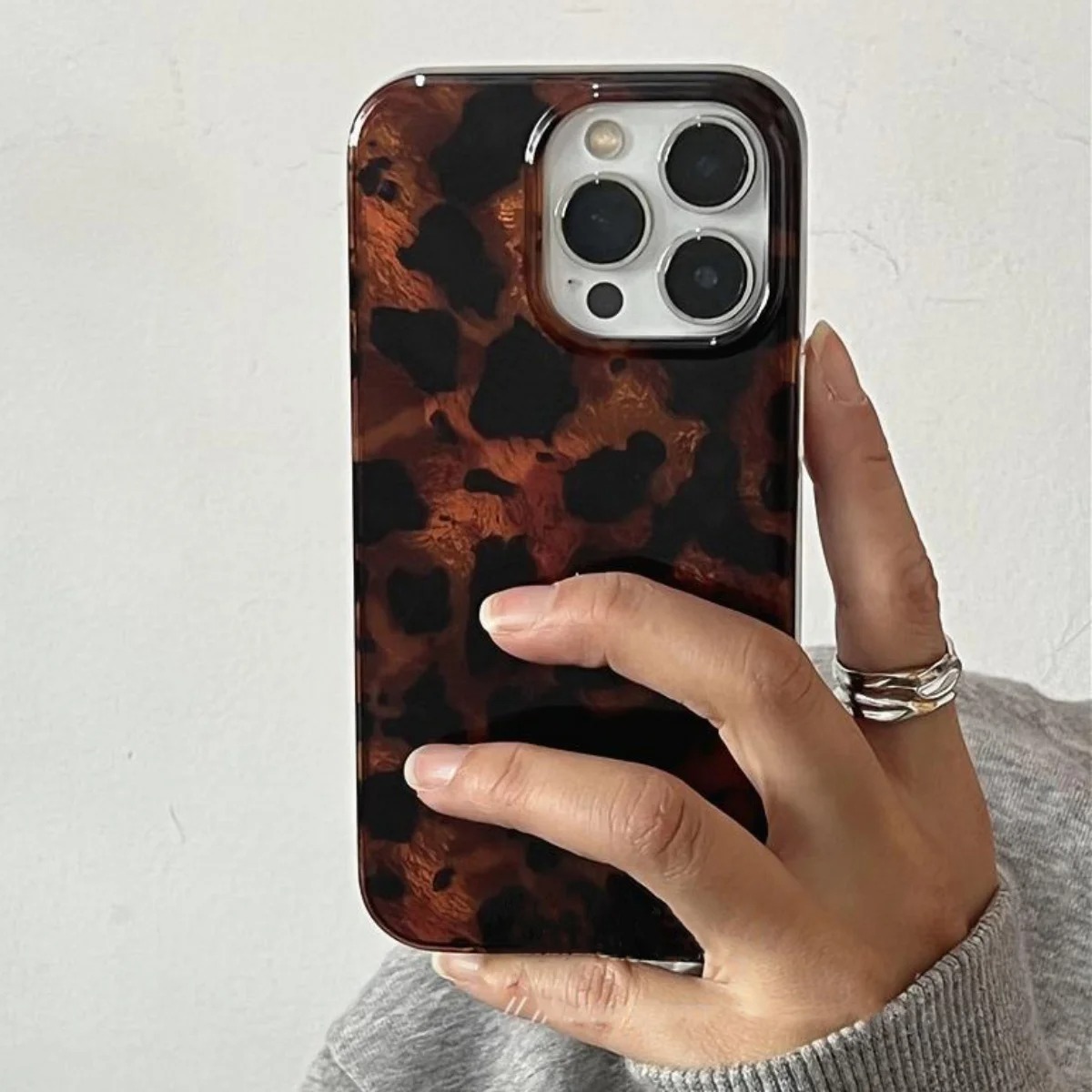 Phone Cases Xs - Ретро-чехол для телефона с лазерной текстурой