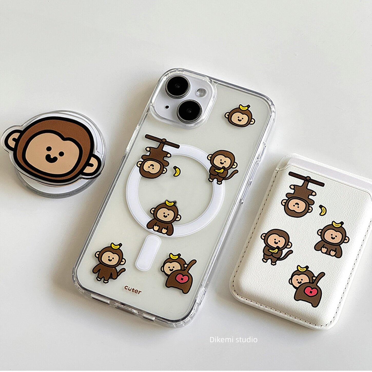 Phone Cases Y2K - Коричневый чехол для телефона с мотивом