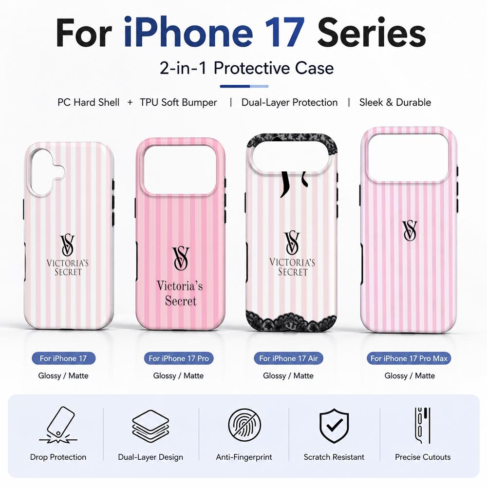 Phone Cases Cool - Крутой чехол-пленка V-Victoria's Secret 2-в-1 для
