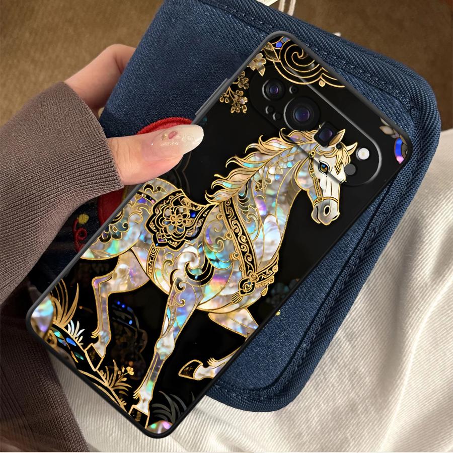 Google Pixel 9 - Чехол Lucky Horse Funda для телефона