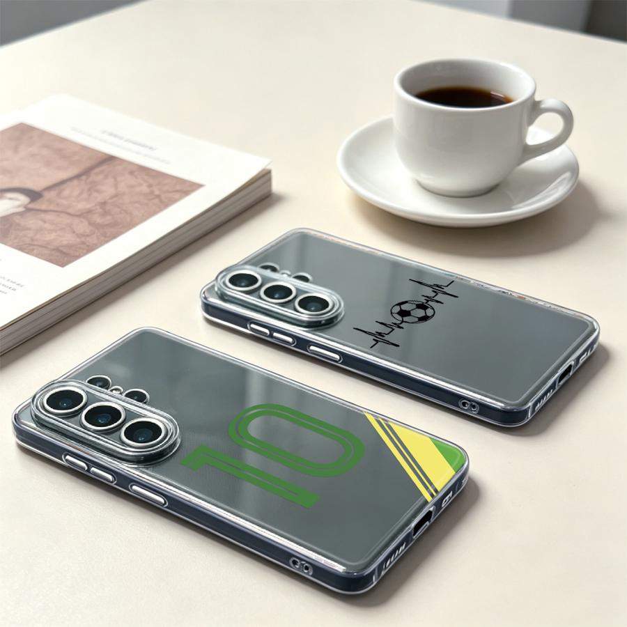 Phone Cases Green - Зеленый чехол с номером 10 для