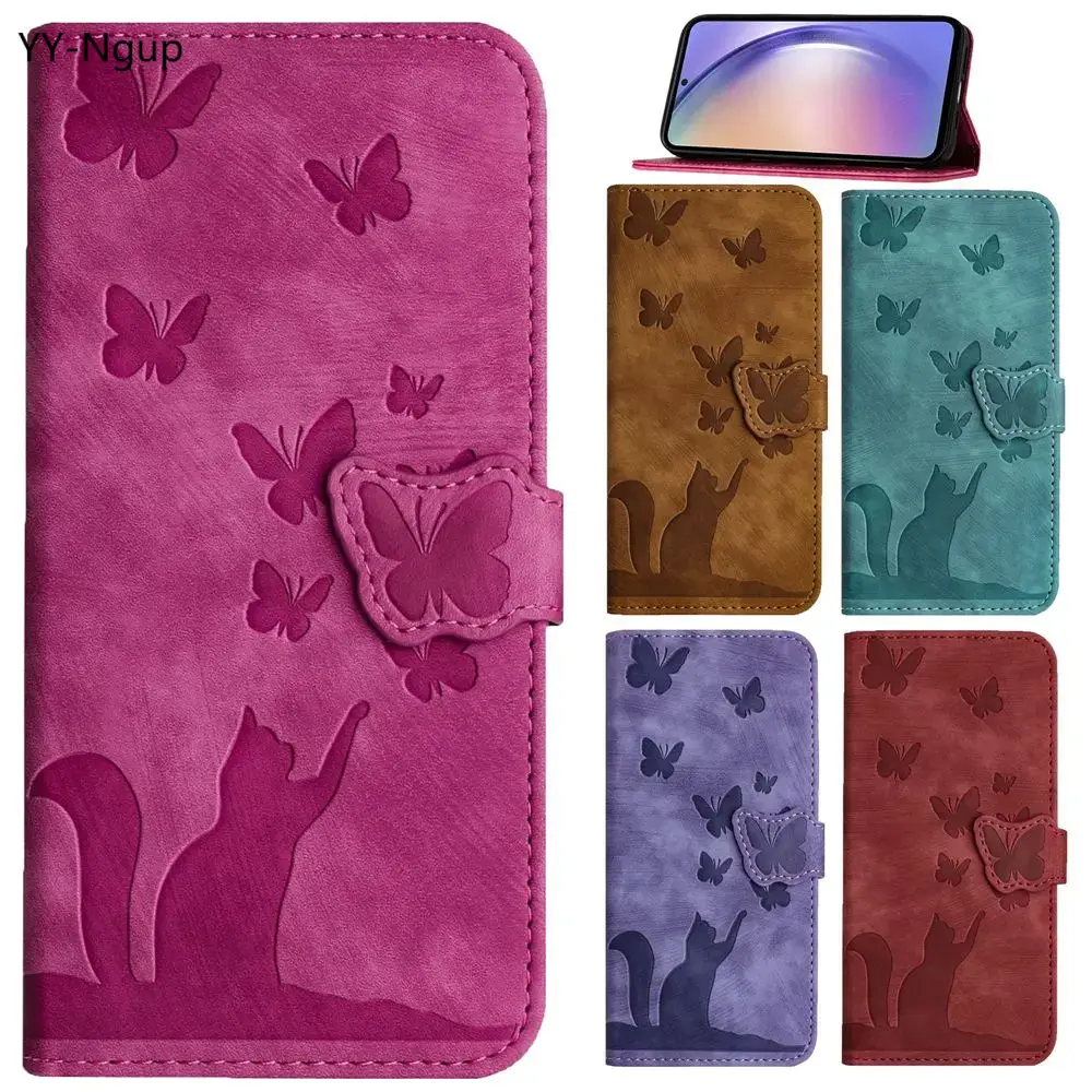 Phone Cases With Wallet On Back - Чехол-книжка с 3D котом для чехла