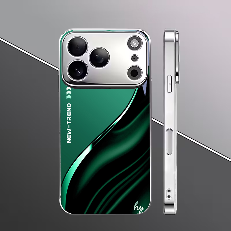 Зеленый с черным абстрактным у – обзор и цена Phone Cases Green