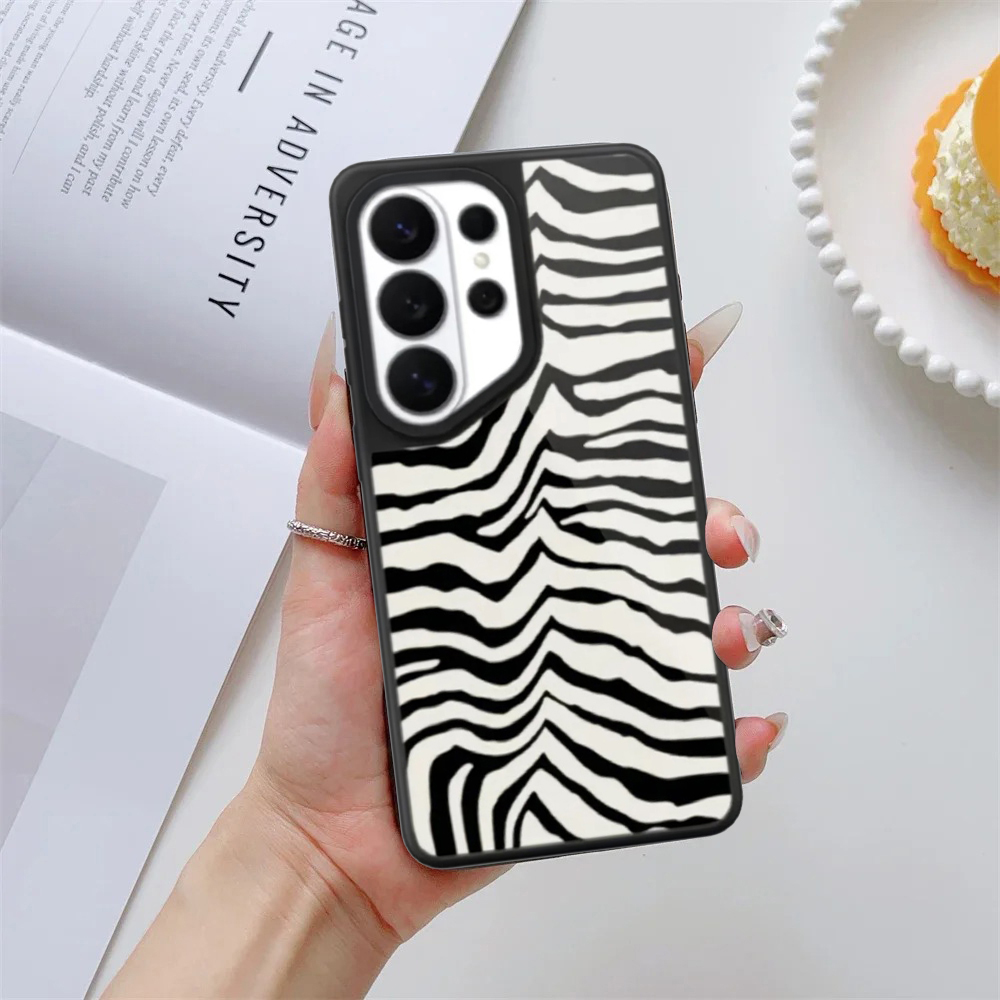 Черно-белый мраморный чехол с  – обзор и цена Phone Cases Zebra