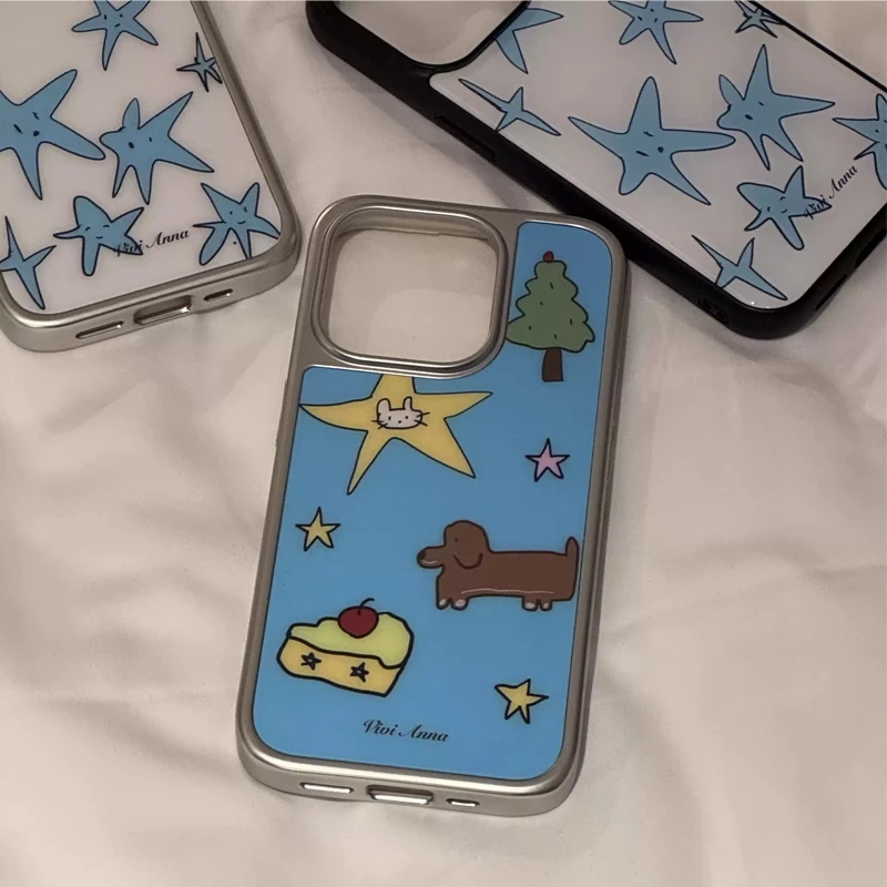 Чехол Ins Niche Creative Blue  – обзор и цена Phone Cases Y2K