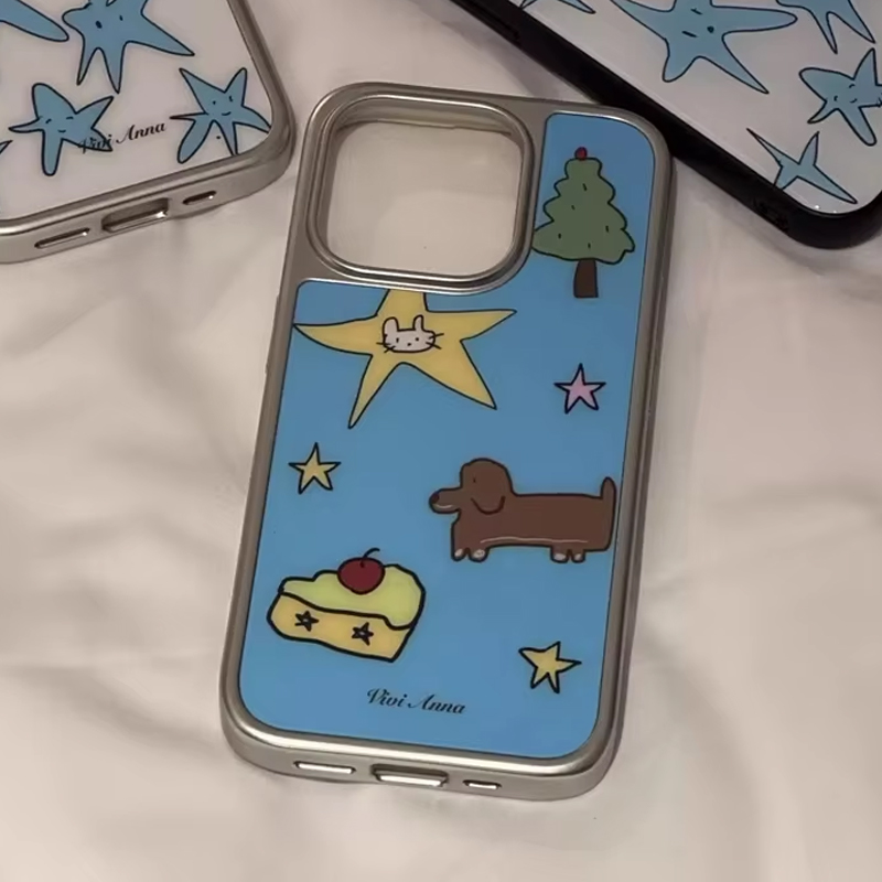 Чехол Ins Niche Creative Blue  – обзор и цена Phone Cases Y2K