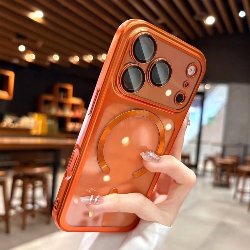 Магнитный прозрачный роскошный – обзор и цена Luxury Plating Case