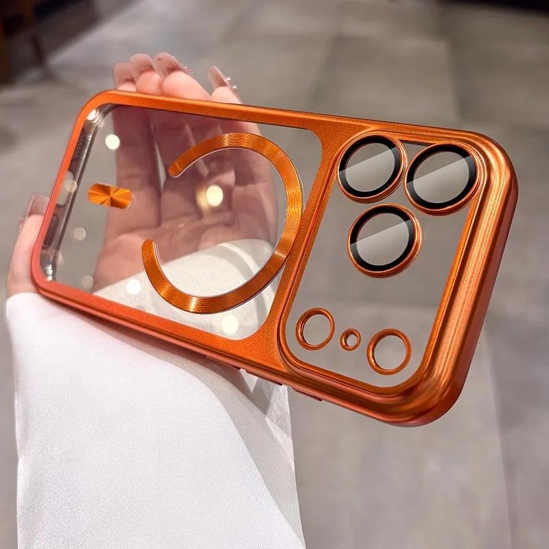 Магнитный прозрачный роскошный – обзор и цена Luxury Plating Case
