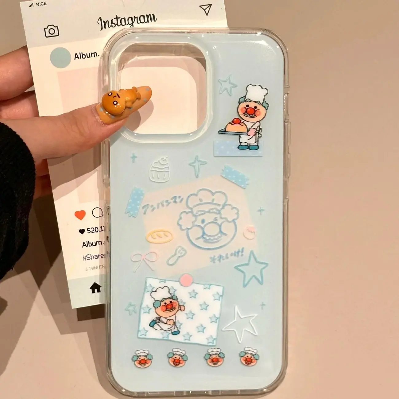 Корейский Ins Blue Chef Old Ma – обзор и цена Phone Cases Kawaii