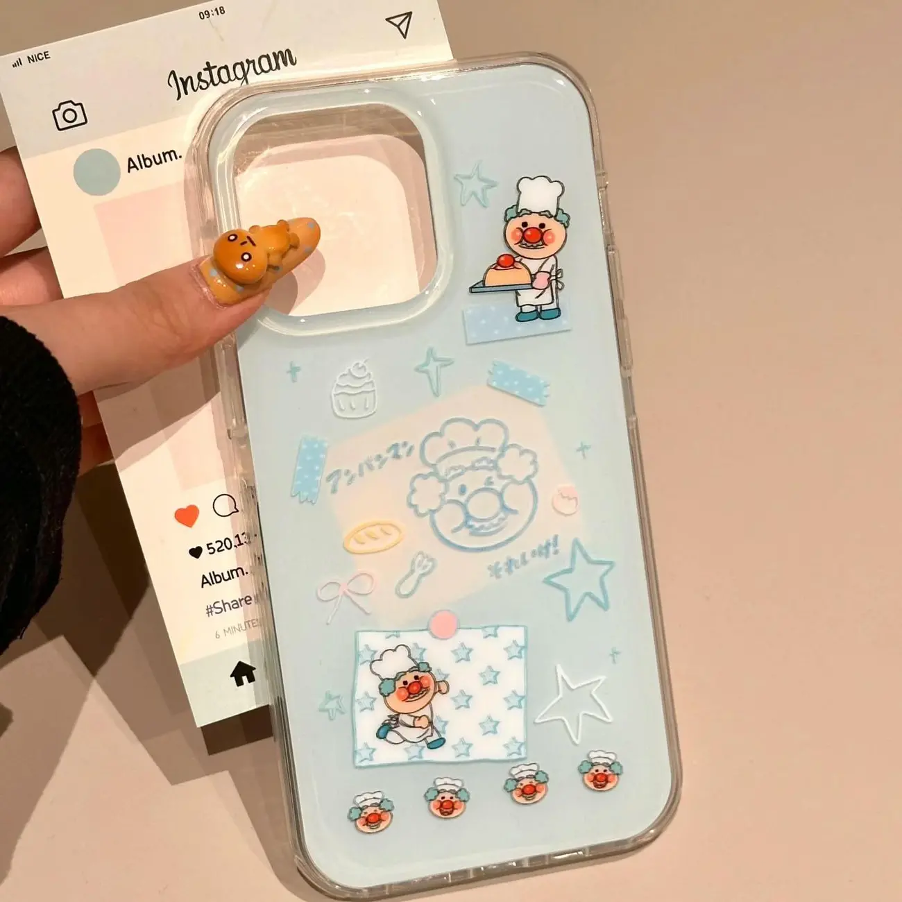 Корейский Ins Blue Chef Old Ma – обзор и цена Phone Cases Kawaii