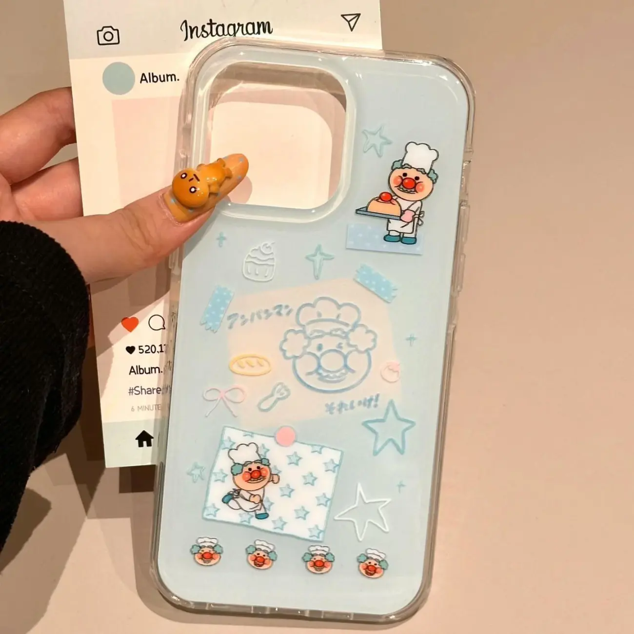 Корейский Ins Blue Chef Old Ma – обзор и цена Phone Cases Kawaii