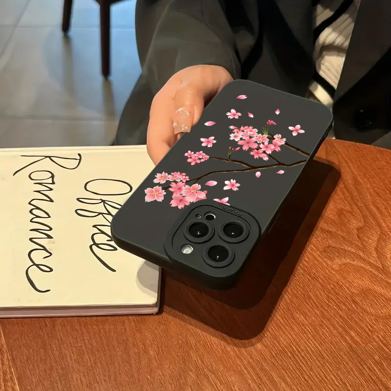 Розовые чехлы с узором вишнево – обзор и цена Phone Cases That Cover The Camera