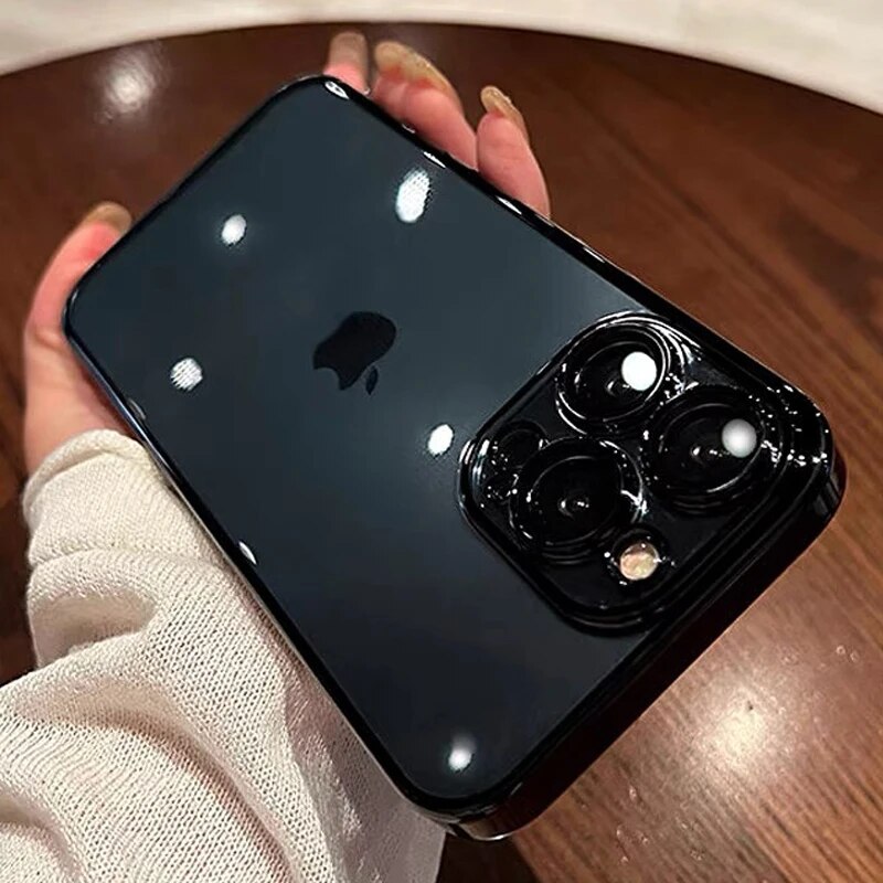 Роскошный прозрачный силиконов – обзор и цена Luxury Plating Case