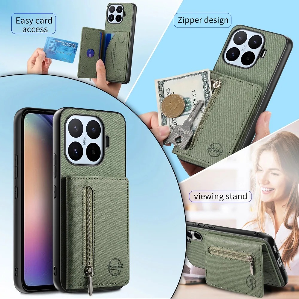 Чехол-кошелек из кожи с магнит – обзор и цена Phone Cases With Wallet On Back